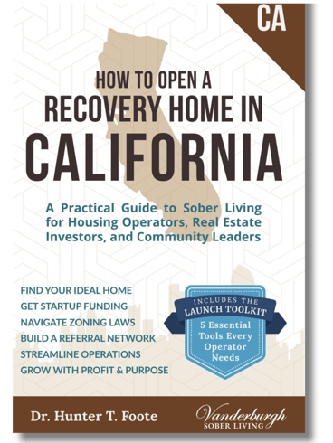 Drop - Shadow Front Cover - How to Open a Recovery Home in California
